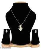 Alloy Necklace with Earrings for Women 