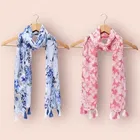 Cotton Blend Printed Scarves for Women 