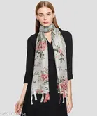 Printed Chiffon Scarves for Women, Multicolor, Pack of 2