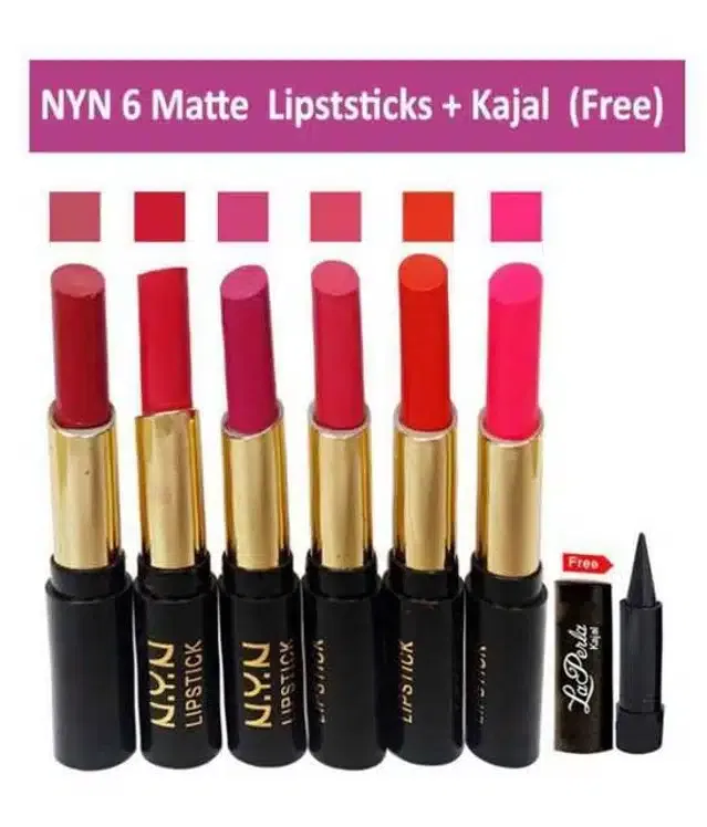 Lenon Makeup Accessory Beauty Nyn Creme Lipstick (Assorted) (10 g) (D184)