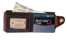 Synthetic Wallet for Men, Vintage Brown, Compact, Durable Build