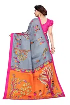 Saree with Unstitched Blouse for Women 