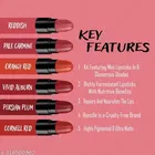 Ronzille Mini Lipstick, Red, 6 g [Pack of 6]