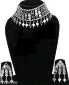Fashionable Silver Mirror Jewellery
