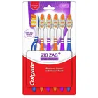 Colgate ZigZag Antibacterial Soft Bristle Toothbrush 6 Pcs