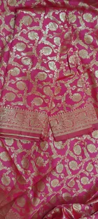 Jacquard Zari Woven Saree for Women 