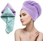 Microfiber 400 Gsm Women Hair Bath Towel 