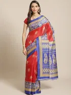 Khadi Printed Saree for Women 