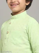 Cotton Blend Kurta with Pyjama for Boys 