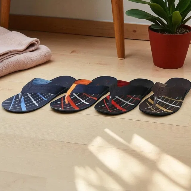 Flipflops for Men, Pack of 4, Multicolor (9)