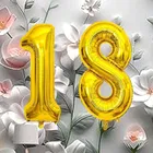 Foil Balloon for Birthday Celebration, No. 18 