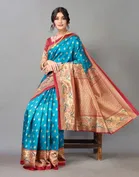 Art Silk Floral Print Saree for Women 