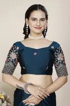 Chiffon Woven Design Saree for Women 