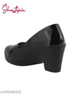 Shoetopia Block Heel Pointed Toe Sandals 