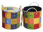 PVC Printed Round Laundry Bag 