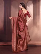 Banarasi Silk Embroidered Saree for Women 