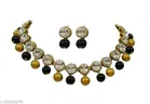 Alloy Jewellery Set for Women & Girls, Black