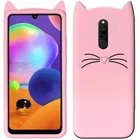 Silicone Mobile Back Cover for Redmi_8A / 8 / 8A Dual (Pink)