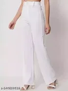 Cotton Blend Trouser for Women 