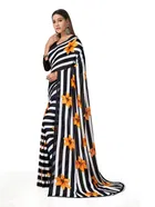 Georgette Printed Saree for Women 
