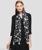 Chiffon Printed Scarves for Women, Multicolor, Pack of 3