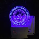3D Color Changing Night Lamp +Kapoor Dani Night Lamp 