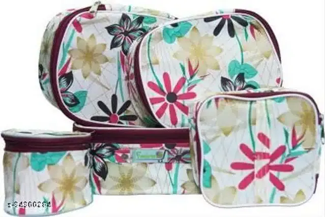 Jewellery Organizer Storage Bags (Multicolor, Set of 5)