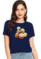 Half Sleeves Printed T-shirt for Women & Girls 