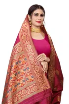 Jacquard Embellished Saree for Women 