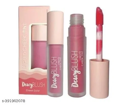 Soft Cream Blusher Makeup, Liquid Blusher for Cheeks,Natural-Looking, Dewy Finish  (Shade-05,06)