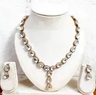 Alloy Jewellery Set for Women & Girls, White