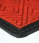 Rubber Doormat, Red 
