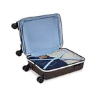 VIP Aristocrat 22 Inch [Small] Cabin Trolley Bag with Premium Gift Packing Box & 360° Spinner 8 Wheels, Brown