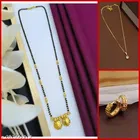 Combo of Alloy Mangalsutra with Pendant & 1 Pair Earrings for Women 