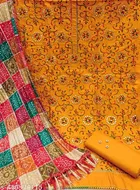 Polycotton Unstitched Suit for Women 