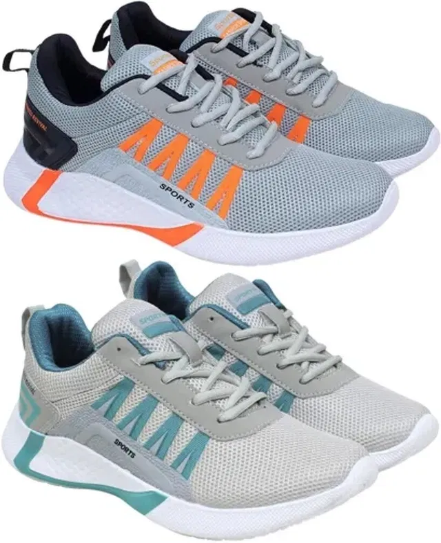 Casual Shoes for Men (Multicolor, 7) (Set of 2)