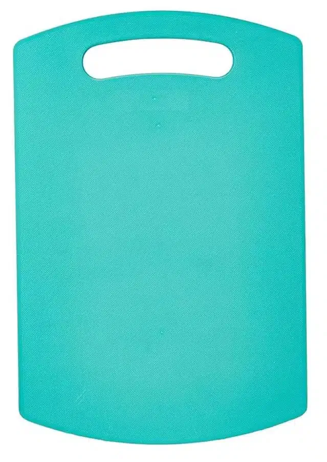 Plastic Vegetable Cutting Board (Blue, 20x15 cm)