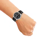 Leather Analog Watch for Men 