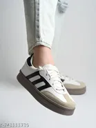 Shoetopia Girls Sneakers White 