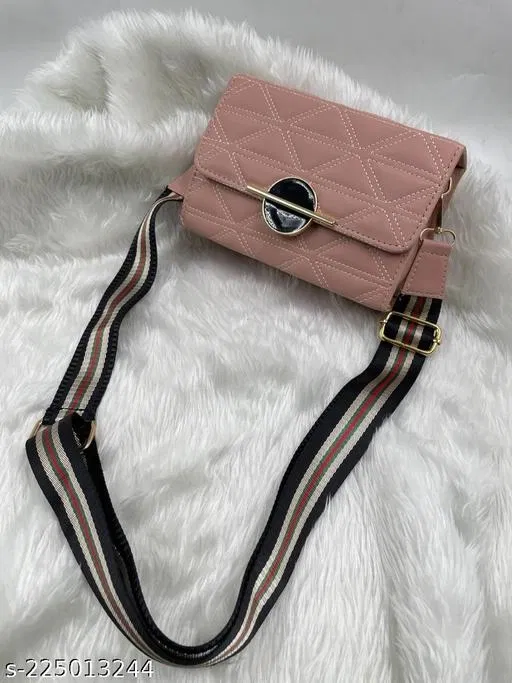 Stylish Sling Bag for Women (Green, 600 g)