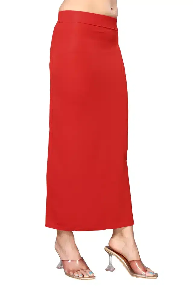 Saree Petticoat for Women (Red, XL)