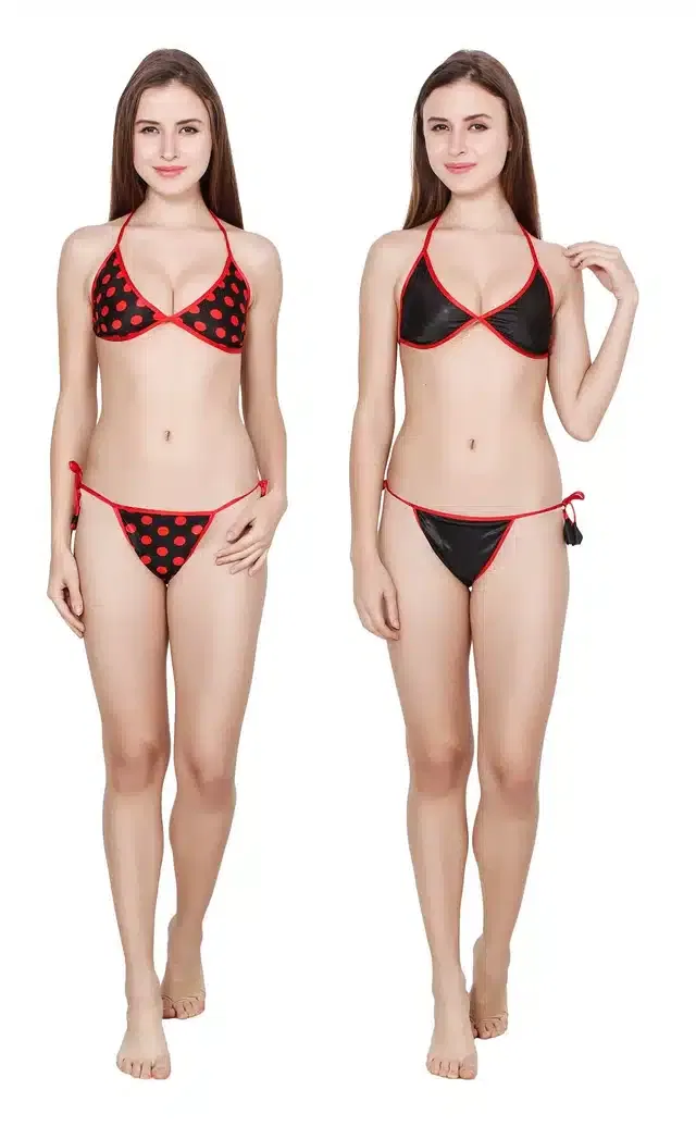 Bra and Panty Set for Women (Set of 2, Multicolour)