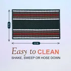 Status Stripe Dot Anti Skid Mat 38x58cm Green