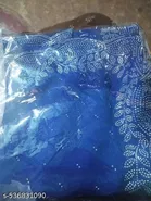 Georgette Saree for Women, Blue 