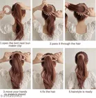 Plastic Birds Nest Hair Clips for Women & Girls 