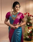 Banarasi Silk Zari Woven Saree for Women 