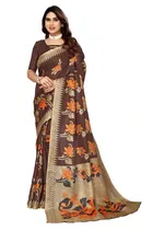 Art Silk Printed Saree for Women 