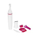 Plastic 5 in 1 Trimmer for Women (White)