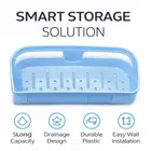 Multiutility Bathroom Shelf Shower Shampoo Holder Kitchen Storage Rack Organizer Assorted Any 1 Colour