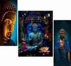 MDF 3 Pcs Designer Wall Painting for Home & Office 